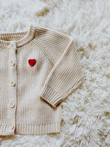 The Bespoke Baby + Toddler Cardigan **Hand Embroidered **