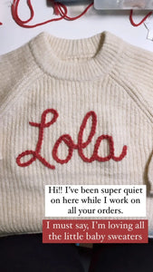 Bespoke Baby + Toddler Marshmallow Knit Sweaters