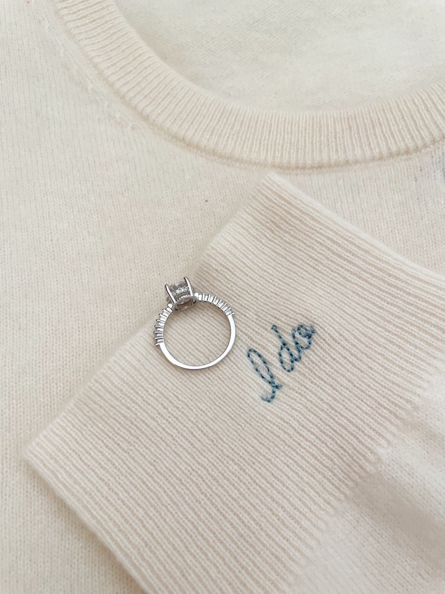 Custom Bridal Cashmere Sweater Inspired by Meghan Markle