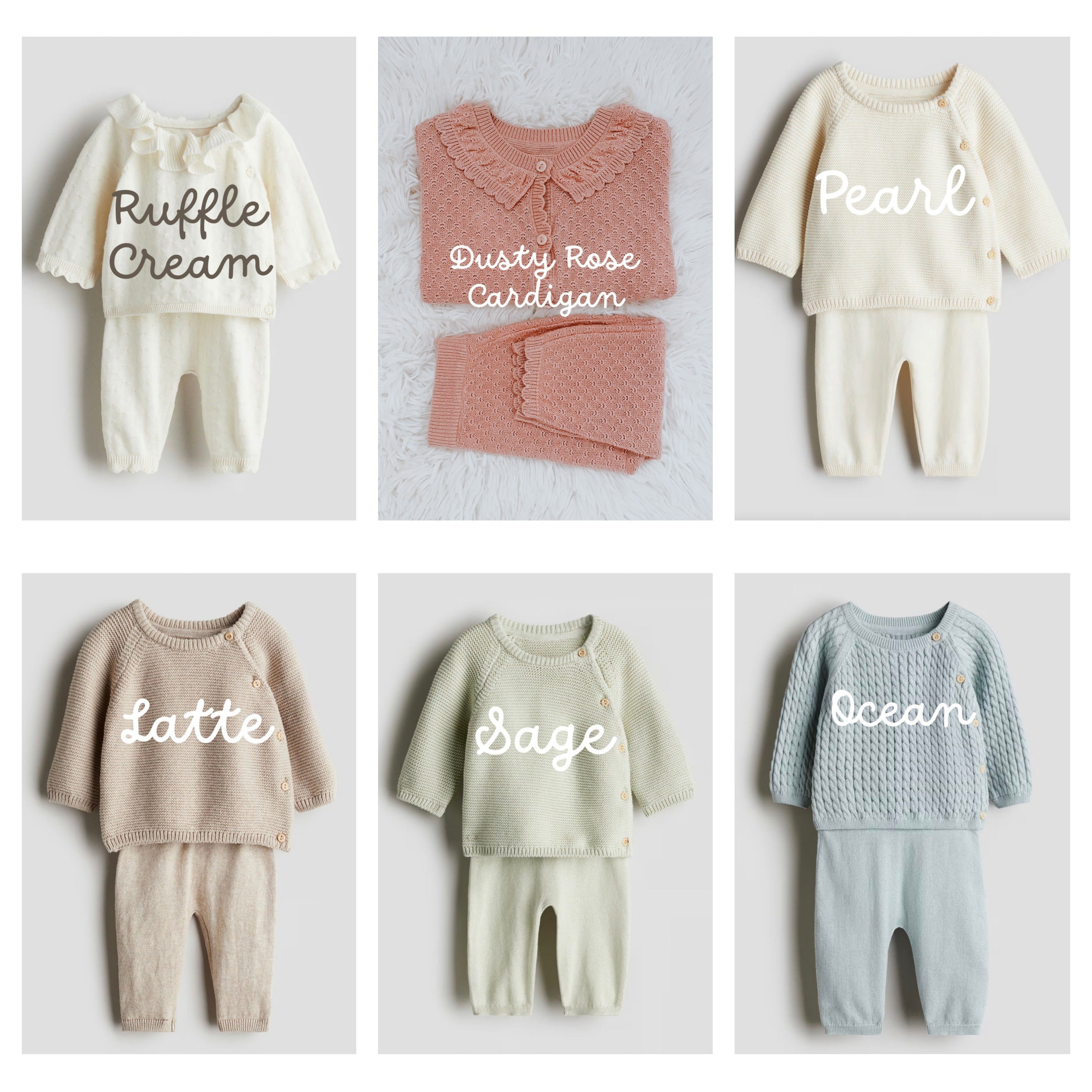 Bespoke Newborn & Baby Sweater Set