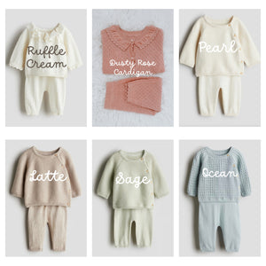 Bespoke Newborn & Baby Sweater Set