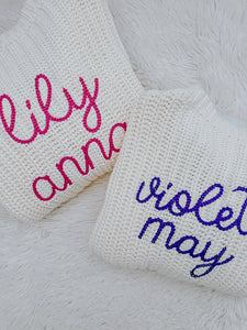 The Chunky  Bespoke Baby + Toddler Cardigan
