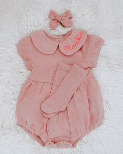 Bespoke Linen Romper Set
