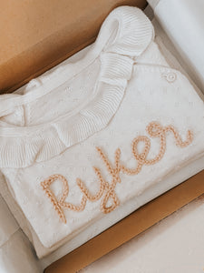 Bespoke Newborn & Baby Sweater Set