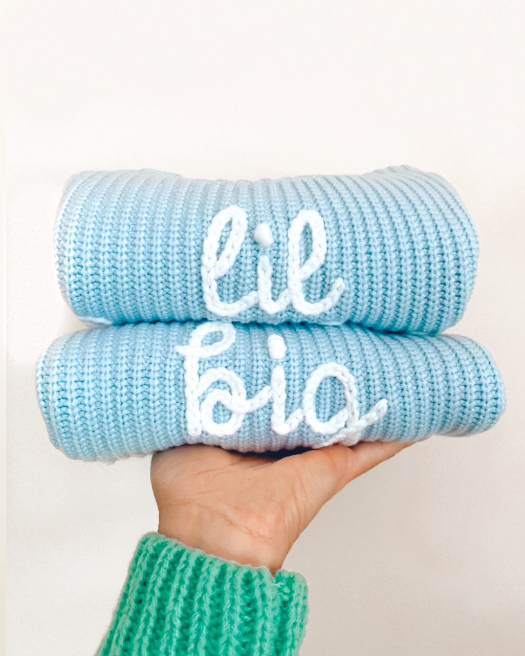 The Hand Embroidered Big Bro Lil Bro Sweater