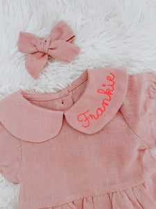 Bespoke Linen Romper Set