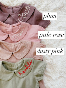 Bespoke Linen Romper Set