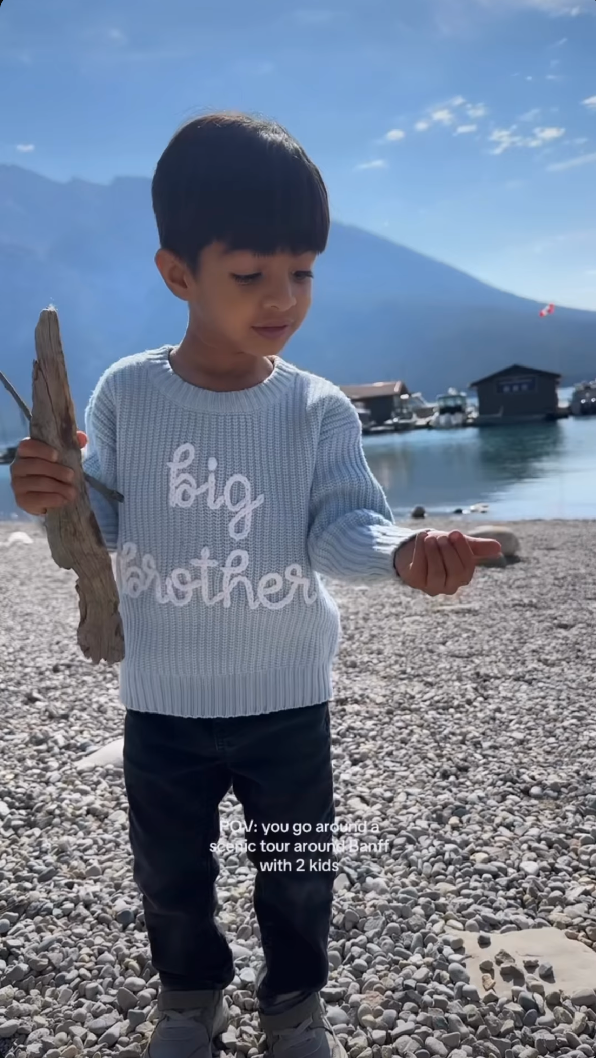 The Hand Embroidered Big Bro Lil Bro Sweater