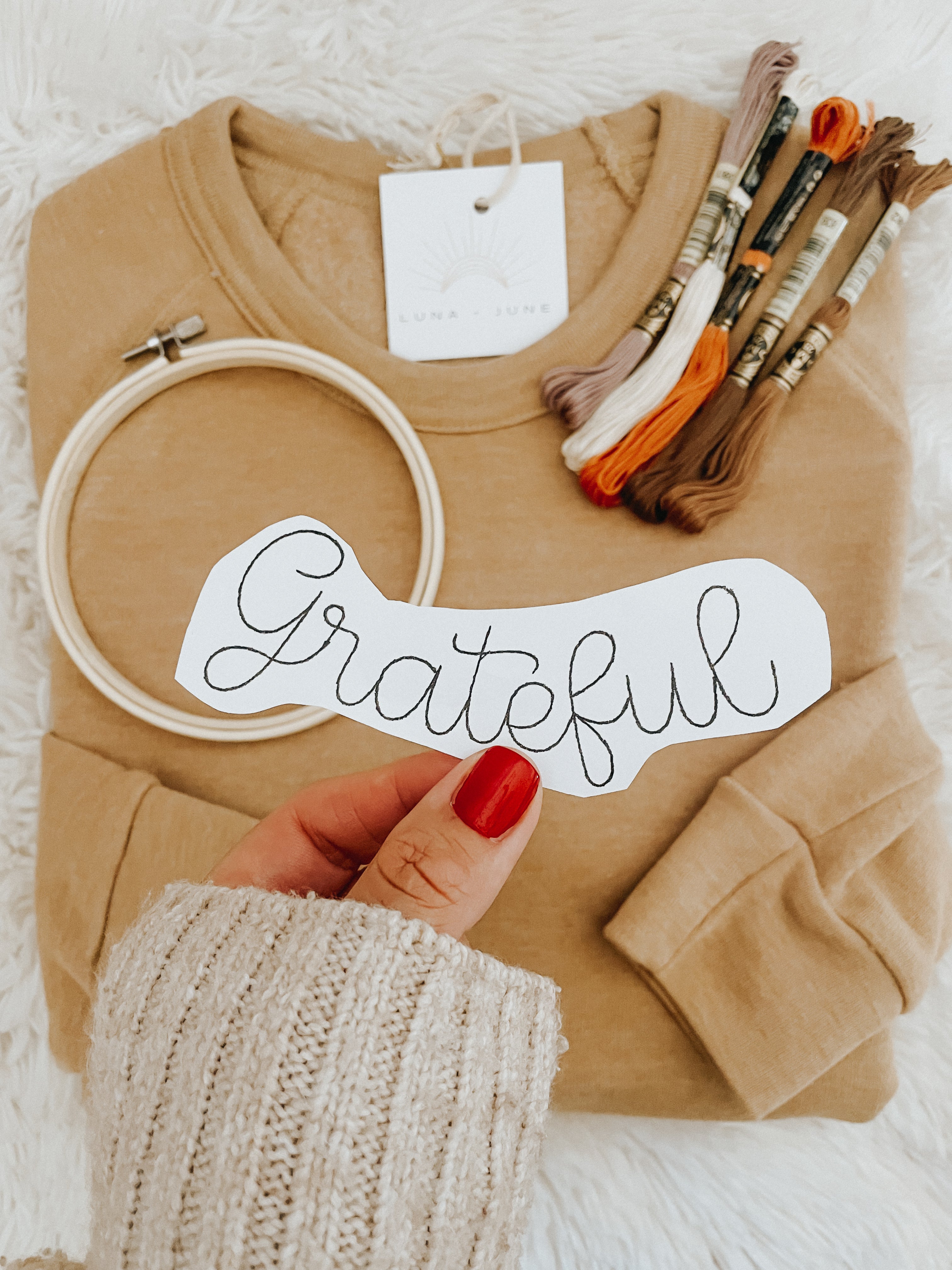 San Diego In-Person Hand Embroidery Workshop: October Sip & Stitch
