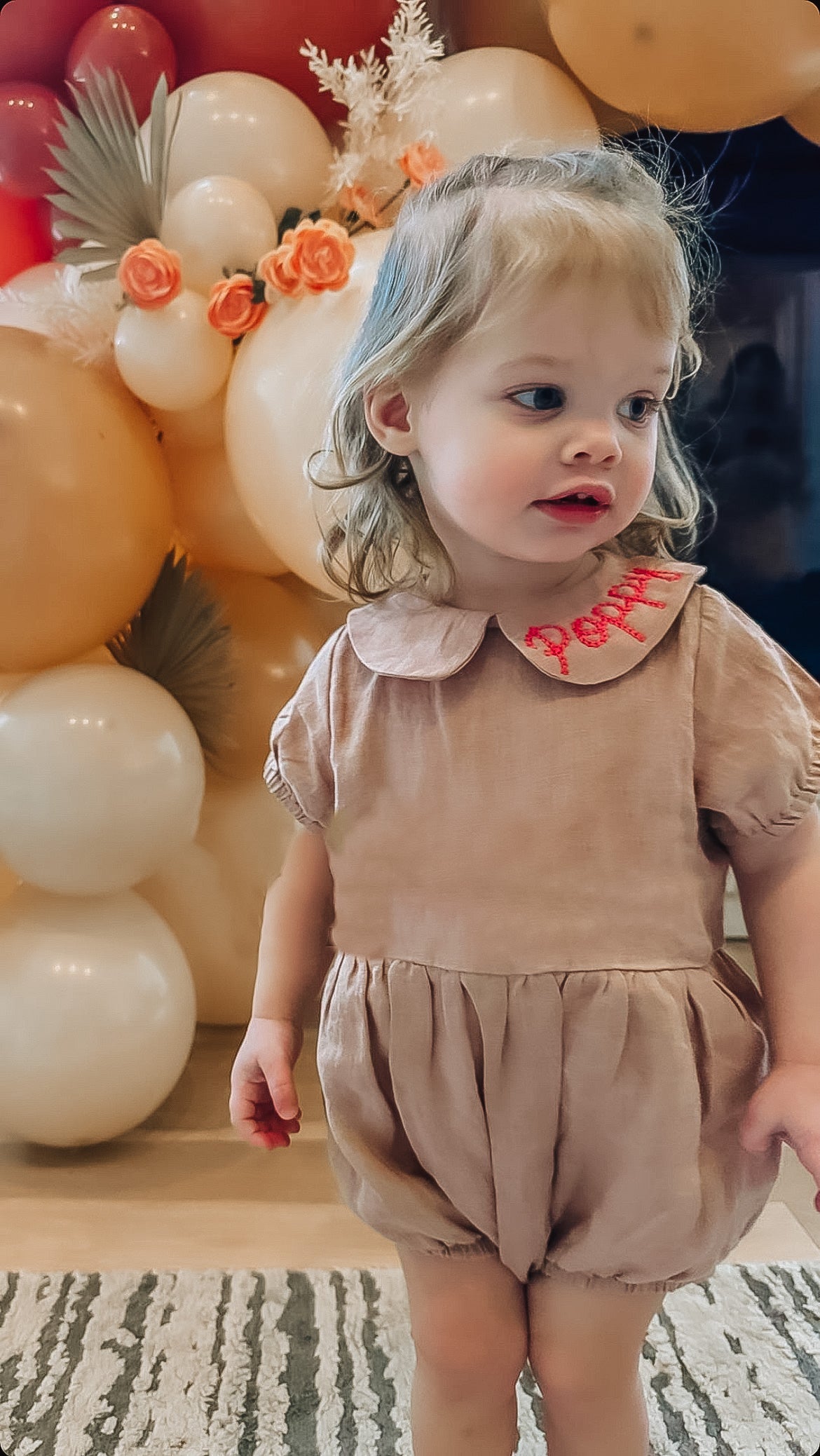 Bespoke Linen Romper Set