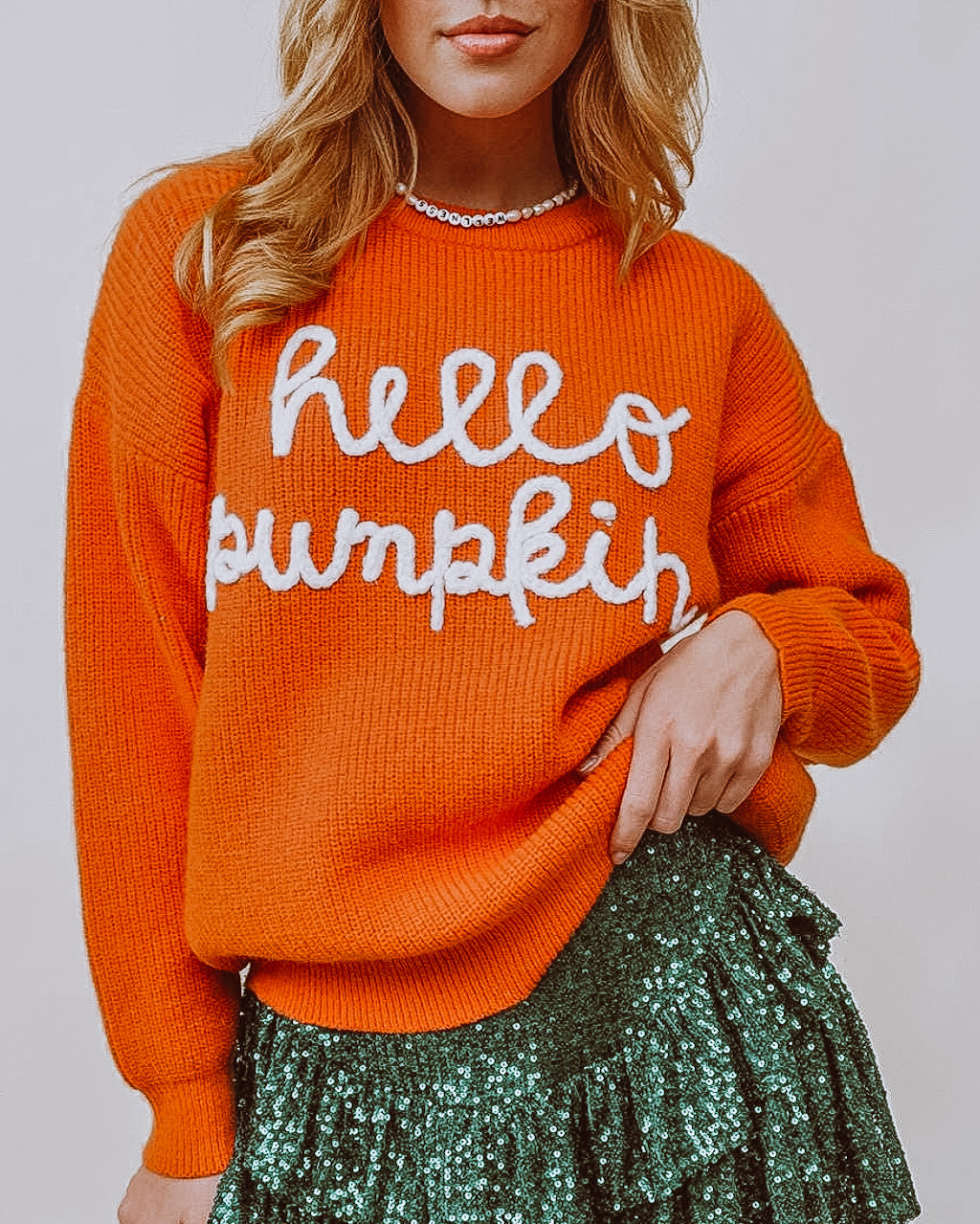 Hello Pumpkin Sweater