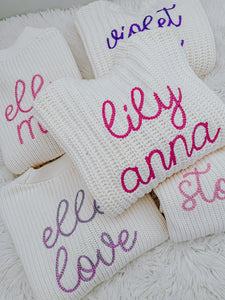 The Chunky  Bespoke Baby + Toddler Cardigan