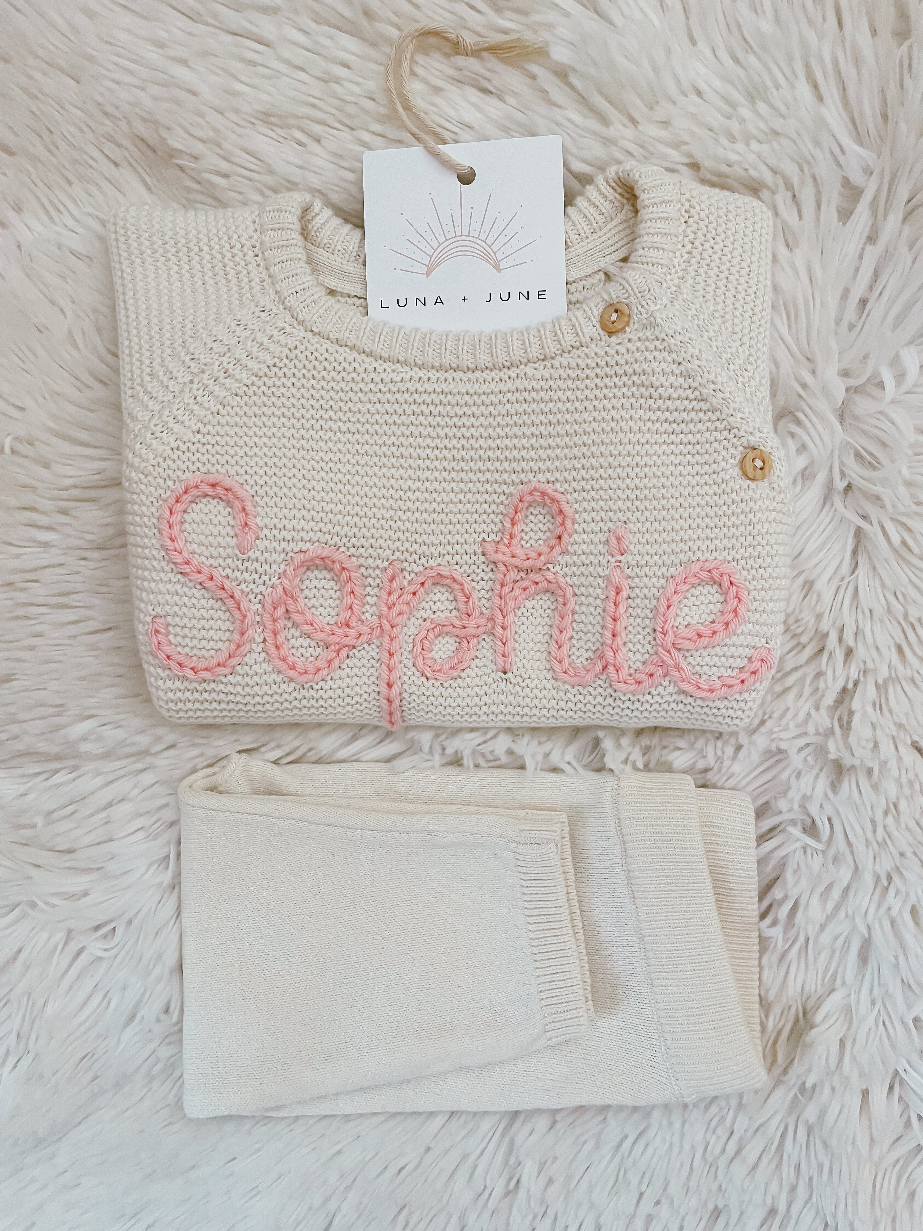 Bespoke Newborn & Baby Sweater Set