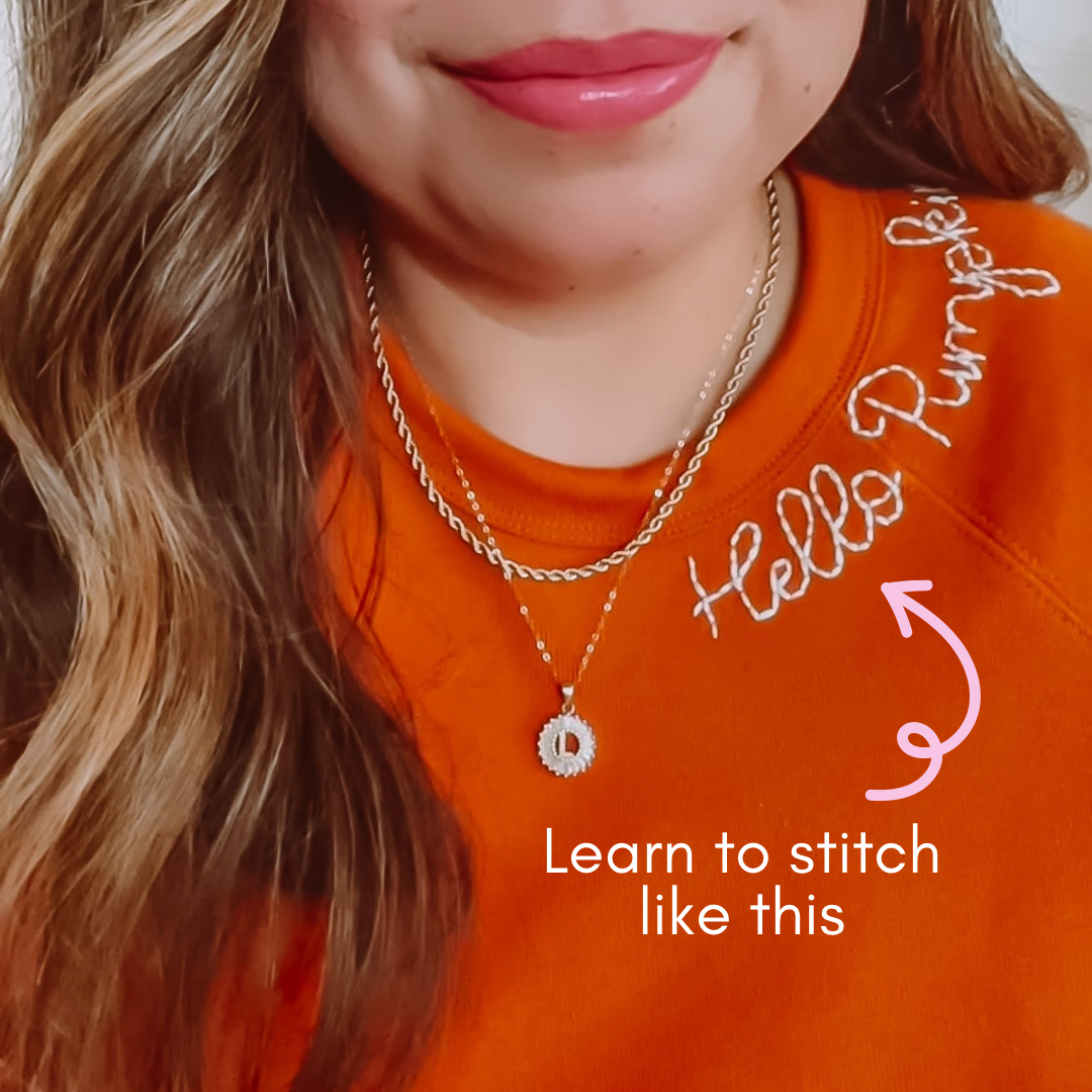 San Diego In-Person Hand Embroidery Workshop: October Sip & Stitch