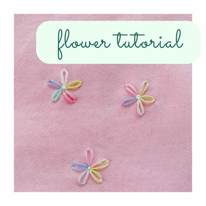 How to Embroider a Flower Tutorial