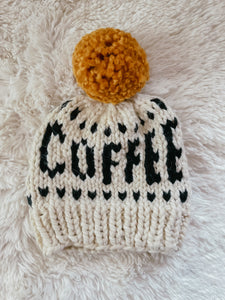Handknit Coffee Beanie