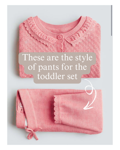 Bespoke Toddler Cardigan Set