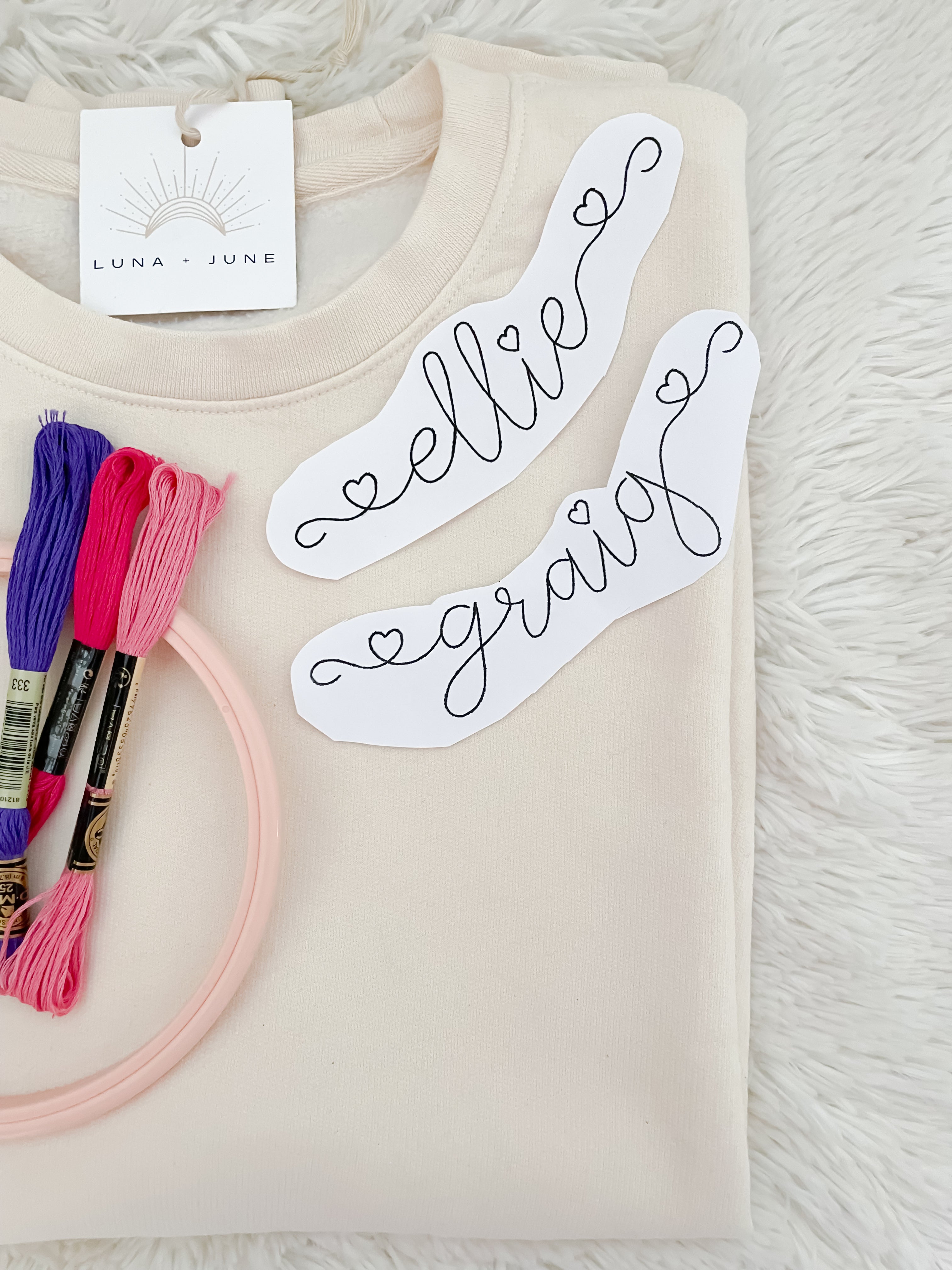 In-Person Hand Embroidery Workshop: Galentine's Sip & Stitch