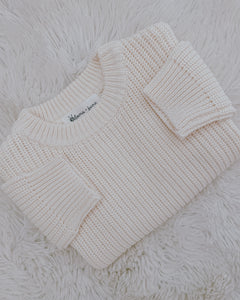 Baby + Toddler Chunky Knit Sweater Blank