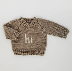 The "hi" Sweater