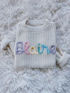The Bespoke Ruffle Baby + Toddler Sweater