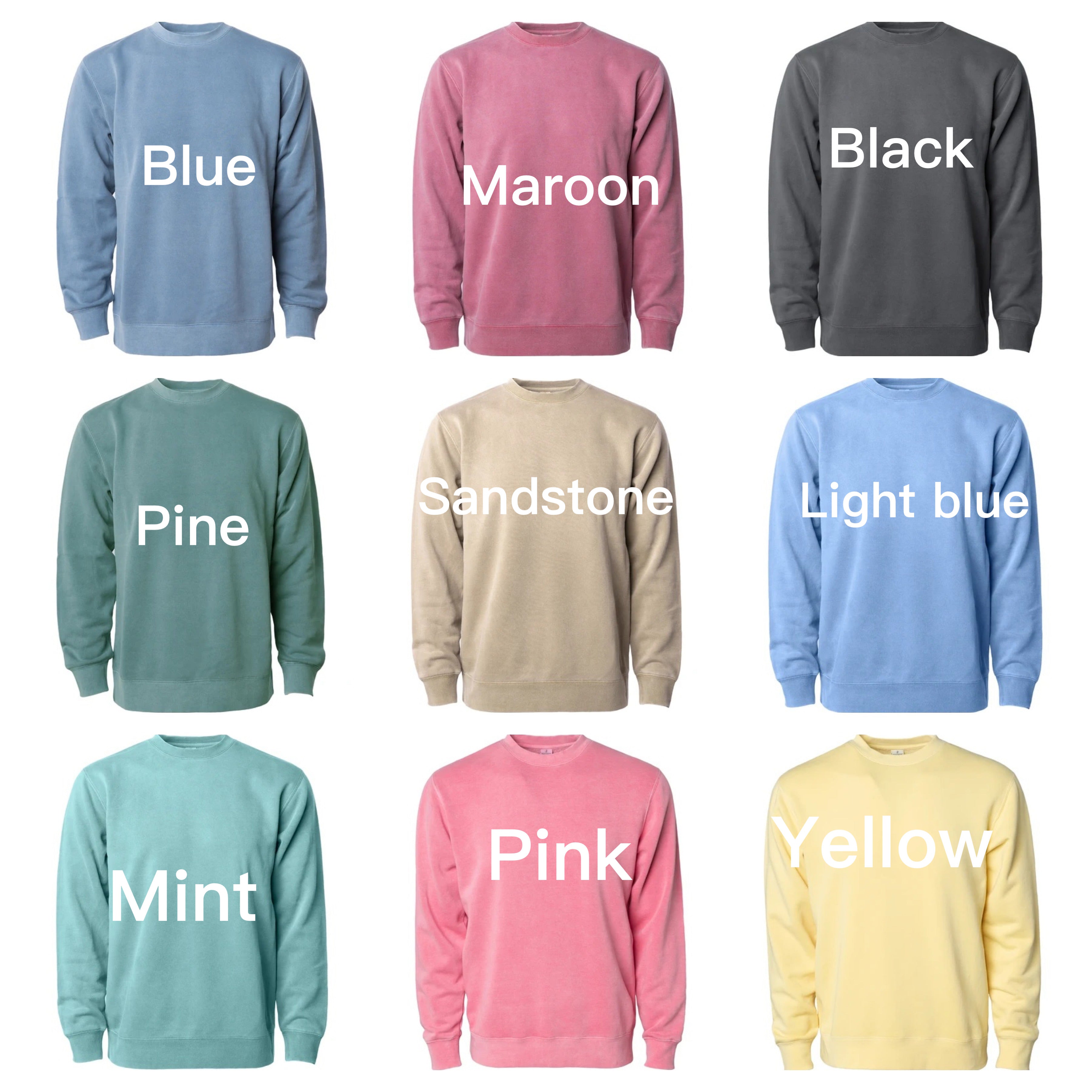 Pigment-Dyed Sweatshirt *