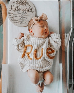 The Bespoke Newborn + Baby Sweater
