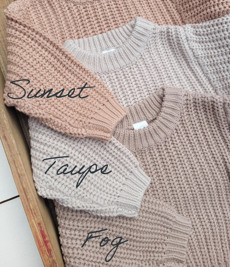 Bespoke Baby + Toddler Chunky Knit Sweaters