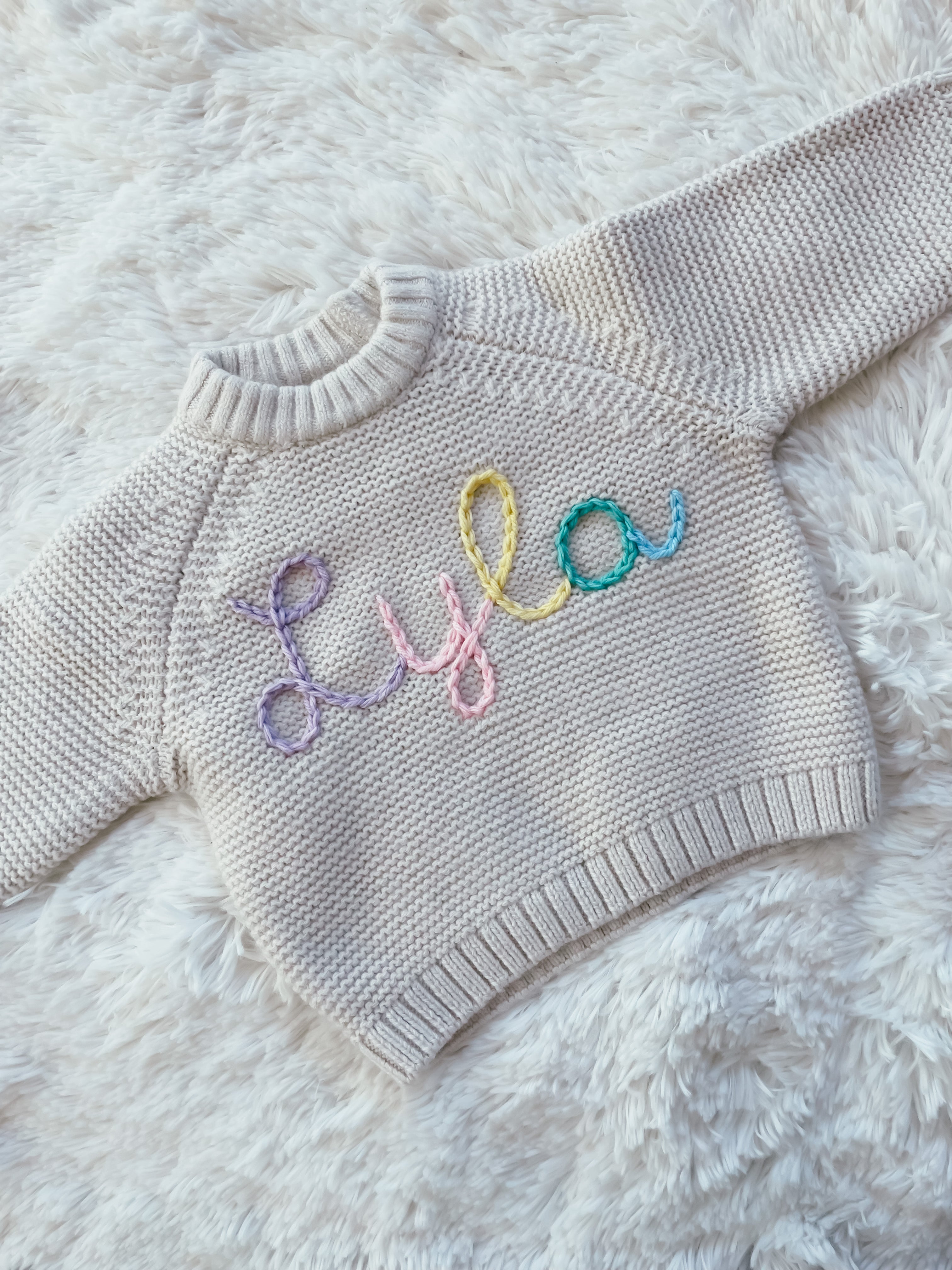 Bespoke Baby + Toddler Sweaters *6-9 Months Only*